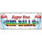 Signmission SNO-BALLS SUGAR FREE BANNER SIGN snowcones water ice italian ice cold B-120 Sno-Balls Sugar Free - alternate 1